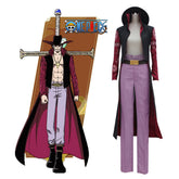 Dracule Mihawk Cosplay Kostüm Set Hawk Eyes Halloween Karneval Outfits